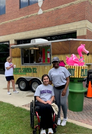 MGA students at the first Middle Georgia Best Buddies Friendship Walk.